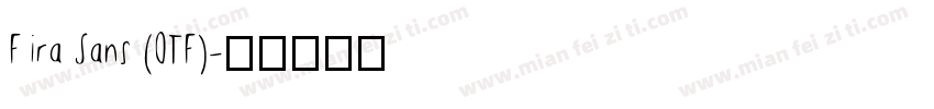 Fira Sans (OTF)字体转换